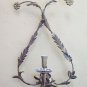 Wall Wrought Iron Shape Of Heart Bauhaus Decoration Floral Vintage CH34