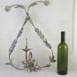 Wall Wrought Iron Shape Of Heart Bauhaus Decoration Floral Vintage CH34