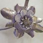 Wall Wrought Iron Shape Of Heart Bauhaus Decoration Floral Vintage CH34