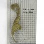 6 Fret Silhouette Leaf Bronze Golden for Furniture Antique Decoration CH28