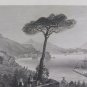 Engraving Antique Tea Fort And Bay Of Baiae from An Drawing Of Leitch View VS11