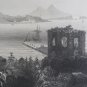 Engraving Antique Tea Fort And Bay Of Baiae from An Drawing Of Leitch View VS11