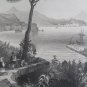 Engraving Antique Tea Fort And Bay Of Baiae from An Drawing Of Leitch View VS11