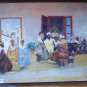 Painting oil Vintage Scene Eastern World Arab Painter Spain Morocco MD9