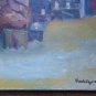 Painting oil Vintage Scene Eastern World Arab Painter Spain Morocco MD9