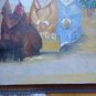 Painting oil Vintage Scene Eastern World Arab Painter Spain Morocco MD9