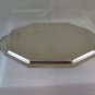 Tray IN Metal silver plated Effect Mirror Antique Beginning Century R4