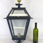 Post Wrought Iron Lantern Chandelier Vintage Artisan Ch S4