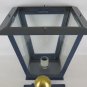 Post Wrought Iron Lantern Chandelier Vintage Artisan Ch S4