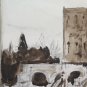 Hole Romano Rome Ruins Drawing Antique Of Travel Pierre Duteurtre Dut BM53.1