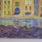 Painting oil Signed View Saint Tropez landscape Costa Azure X7