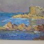 Painting oil Signed View Saint Tropez landscape Costa Azure X7