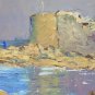 Painting oil Signed View Saint Tropez landscape Costa Azure X7
