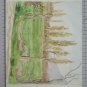 Small Painting Period landscape With Cypress Trees Old Watercolour BM53.6D