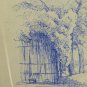 Landscape Countryside Old Drawing Sketch Pen On paper Pancaldi P28.10