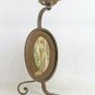 Old Lamp For Living Room Wrought Iron Forged by Hand For Artist Ligure CH35
