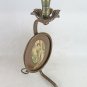 Old Lamp For Living Room Wrought Iron Forged by Hand For Artist Ligure CH35
