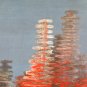 Painting Abstract Vintage Signed oil On Linen France Years' 70 X7