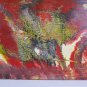 Painting Abstract Vintage Signed oil On Linen France Years' 70 X7