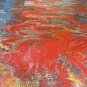 Painting Abstract Vintage Signed oil On Linen France Years' 70 X7