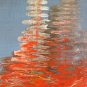 Painting Abstract Vintage Signed oil On Linen France Years' 70 X7
