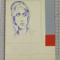 Portrait Woman Old Drawing Sketch Pen Painter G.Pancaldi Modena P28.10