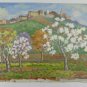 Old Painting oil landscape Spring Painting Painter Gaetano Pancaldi P14