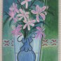 Painting Floral Vintage Painting On Board Style Naid Old Period Years' 70 Bsn