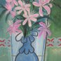 Painting Floral Vintage Painting On Board Style Naid Old Period Years' 70 Bsn