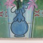 Painting Floral Vintage Painting On Board Style Naid Old Period Years' 70 Bsn