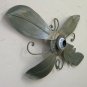 Large Wall Ceiling Light Wall Vintage Wrought Iron by Hand CH18