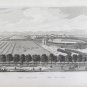 Engraving Antique Mole Adriana Now Castel S.Angelo Gandini Francesco