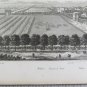 Engraving Antique Mole Adriana Now Castel S.Angelo Gandini Francesco