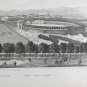 Engraving Antique Mole Adriana Now Castel S.Angelo Gandini Francesco