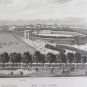 Engraving Antique Mole Adriana Now Castel S.Angelo Gandini Francesco