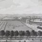 Engraving Antique Mole Adriana Now Castel S.Angelo Gandini Francesco