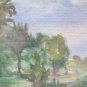 Small Painting Watercolour paper Sketch Preparatory Sketch landscape P28.4