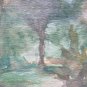 Small Painting Watercolour paper Sketch Preparatory Sketch landscape P28.4