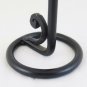 Two Old Candlesticks Wrought Iron Forged by Hand Lies Candle CH12 CH16