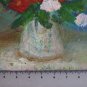 3 7/8x5 7/8in Old Painting Vintage Floral Blossom Painting oil On Board X13