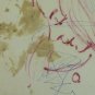 Sketch by Artist Gaetano Pancaldi Portrait Little Girl Daughter On paper P28.10