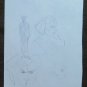 Drawing Period Portrait Mother With Son Pencil And Watercolour On paper P28.7