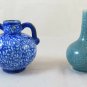 4 Pots IN Ceramic Hand-Painted Cruet Bottles Iznik And Italy BM36