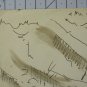 Antique Drawing China On paper landscape Alpine Swiss First '900 BM53.6C