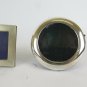 9 Small Frames Vintage Wooden & Metal Round And Oval Frame For Photo VN7