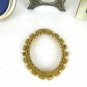 9 Small Frames Vintage Wooden & Metal Round And Oval Frame For Photo VN7