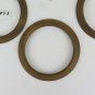 9 Small Frames Vintage Wooden & Metal Round And Oval Frame For Photo VN7