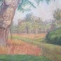 Old Painting Sketch landscape Countryside Summer Painting oil G.Pancaldi P1
