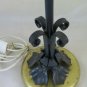 Lamp Desk Or Table Abat Jour Vintage Wrought Iron Floral CH35