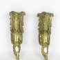 Two Fret Corner Bronze Golden for Furniture Antique Style Baroque X4